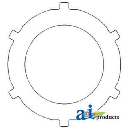 A & I PRODUCTS Plate, 3rd/4th Planet Brake/ Output Clutch 8" x8" x0.2" A-R77663